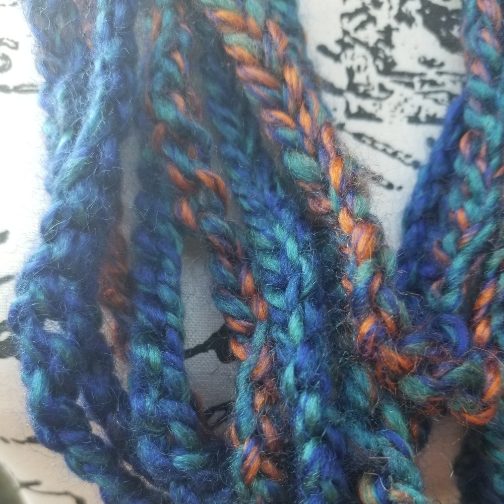 NWT Handmade Crochet Rope Scarf/Necklace - Picture 2 of 4